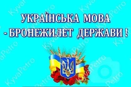 Українська мова - бронежилет держави